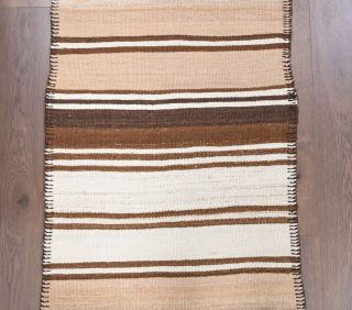 3x9 Wool Vintage Runner Rug - Thumbnail