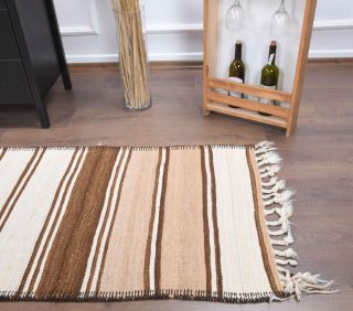 3x9 Wool Vintage Runner Rug - Thumbnail