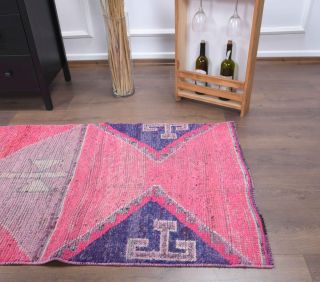 3x9 Wool Vintage Runner Rug - Thumbnail