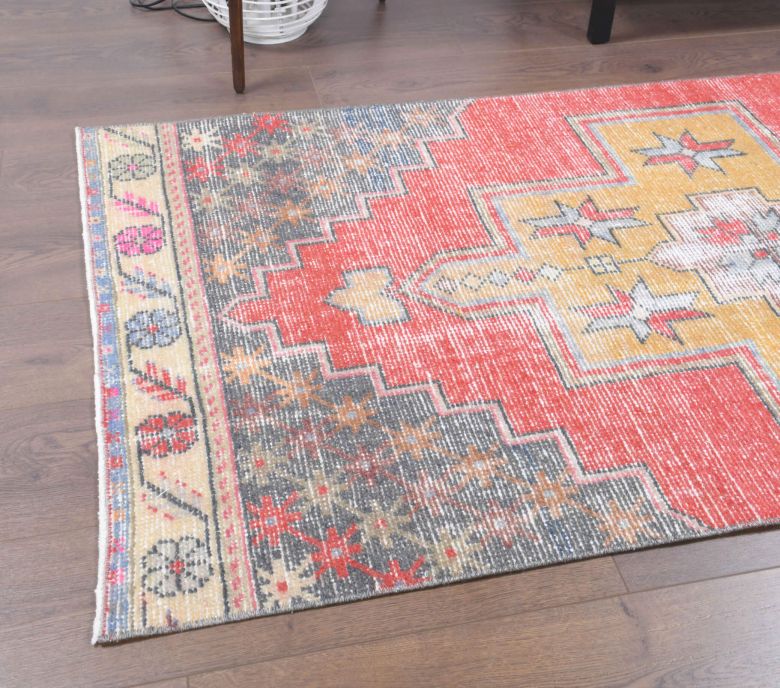 3x9 Wool Vintage Runner Rug