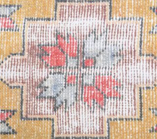 3x9 Wool Vintage Runner Rug - Thumbnail