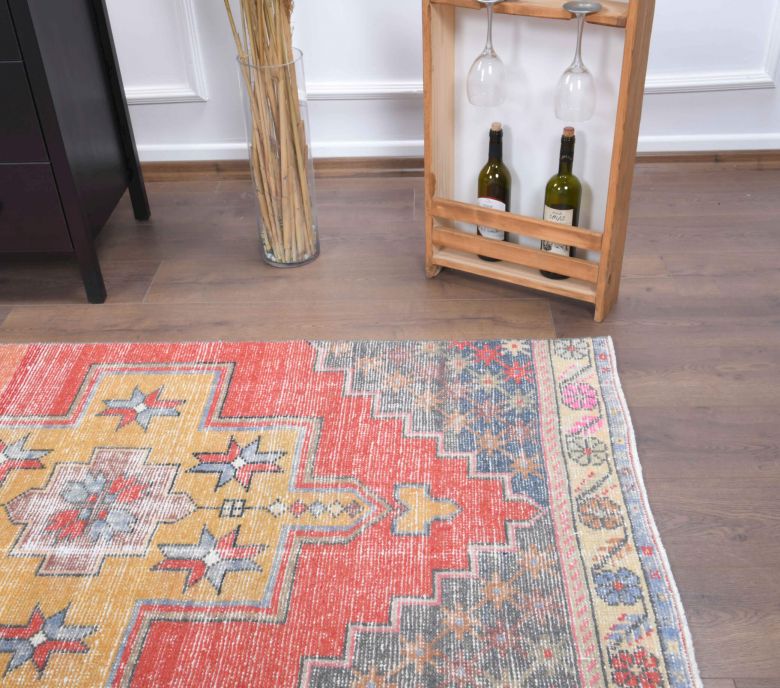 3x9 Wool Vintage Runner Rug