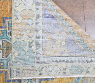 3x9 Wool Vintage Runner Rug - Thumbnail