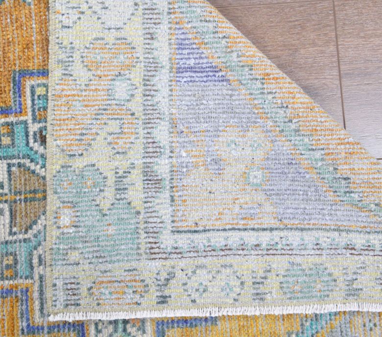 3x9 Wool Vintage Runner Rug