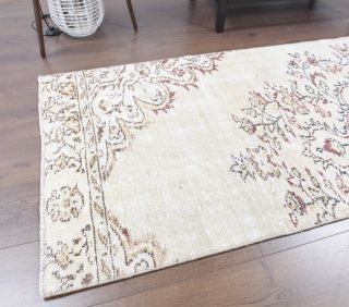 3x9 Wool Vintage Runner Rug - Thumbnail