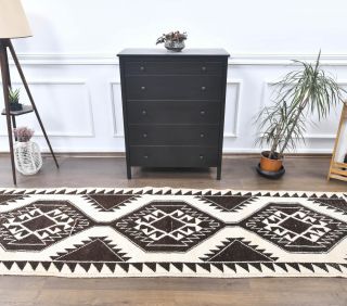 Handmade Vintage Runner Rug - Thumbnail