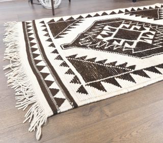 Handmade Vintage Runner Rug - Thumbnail