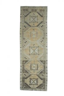 Sand Watch Design Vintage Runner Rug - Thumbnail