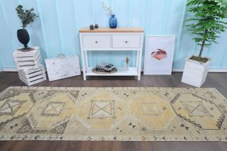 Sand Watch Design Vintage Runner Rug - Thumbnail