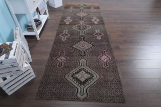 Vintage Dark Runner Rug - Thumbnail