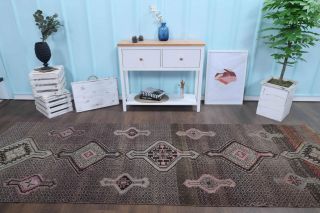 Vintage Dark Runner Rug - Thumbnail