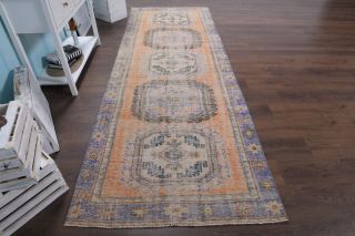 Turkish Vintage Runner Rug - Thumbnail