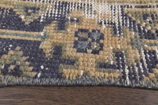 4x11 Vintage Handwoven Rug Runner - Thumbnail