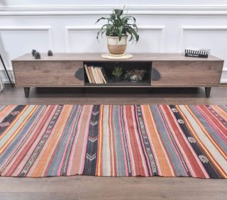 Vintage Kilim Runner Rug - Thumbnail