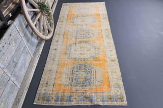 4x11 Turkish Antique Runner Rug - Thumbnail