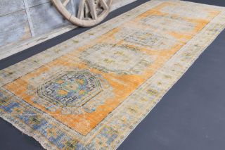 4x11 Turkish Antique Runner Rug - Thumbnail