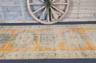 4x11 Turkish Antique Runner Rug - Thumbnail