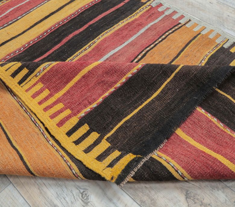 4x12 Vintage Handwoven Kilim Runner