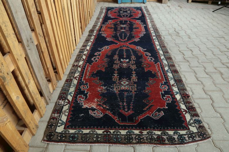 Vintage Red Runner Rug