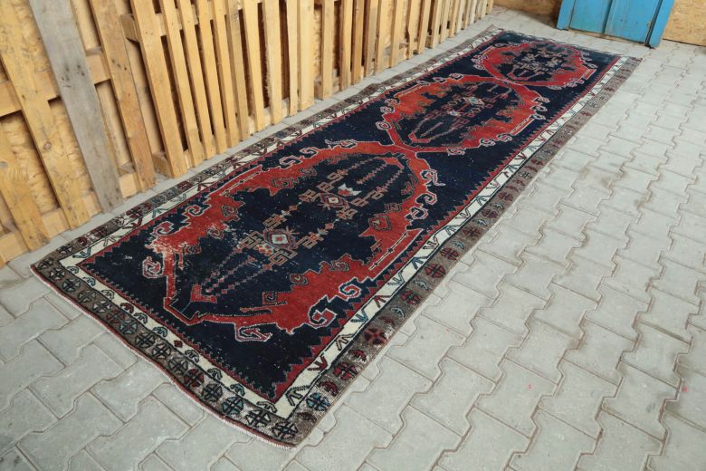 Vintage Red Runner Rug