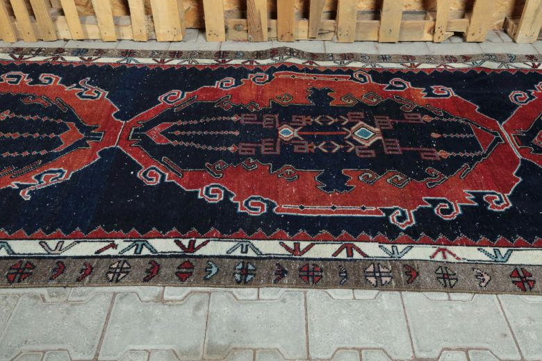 Vintage Red Runner Rug