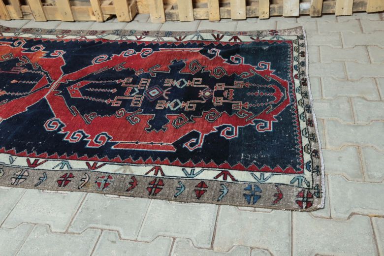 Vintage Red Runner Rug