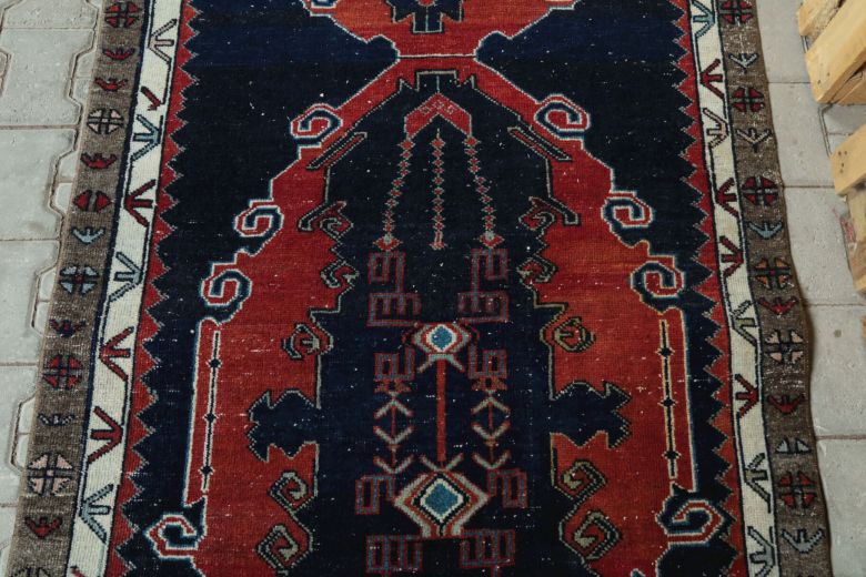 Vintage Red Runner Rug