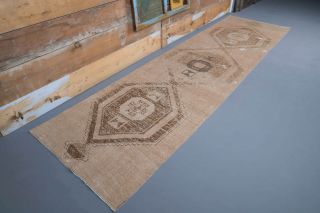 Turkish Vintage Runner Rug - Thumbnail