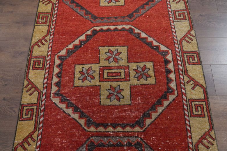 Vintage Red Runner Rug