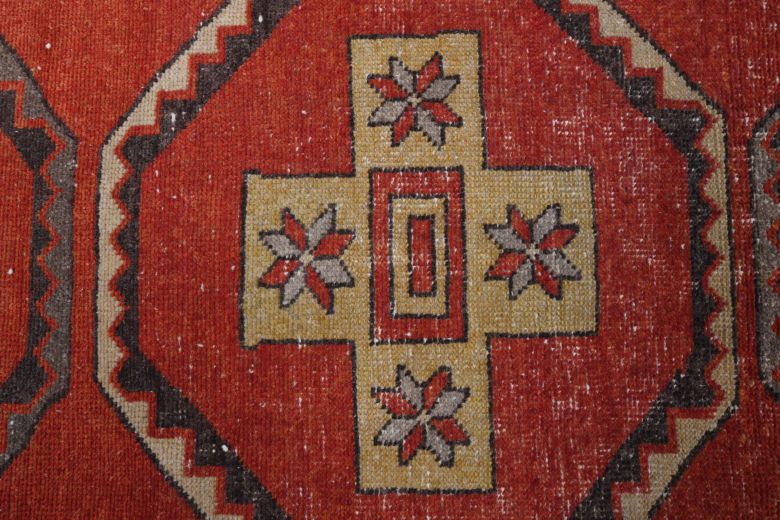 Vintage Red Runner Rug