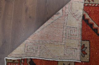 Vintage Red Runner Rug - Thumbnail