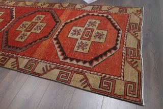 Vintage Red Runner Rug - Thumbnail