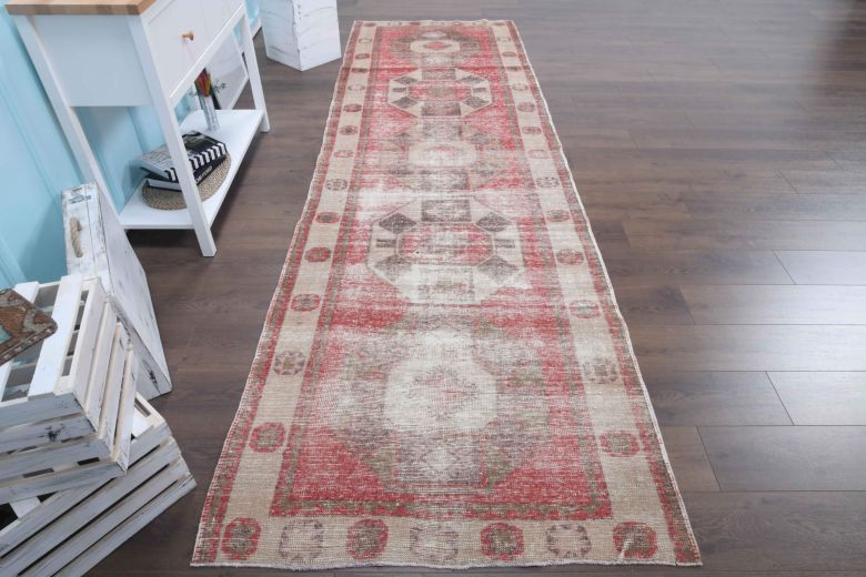 Distressed Vintage Runner Rug