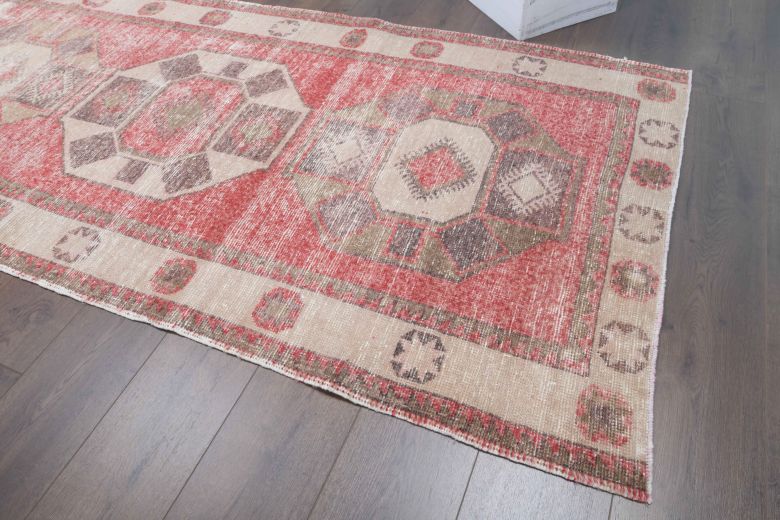 Distressed Vintage Runner Rug