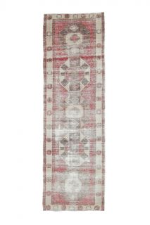 Distressed Vintage Runner Rug - Thumbnail