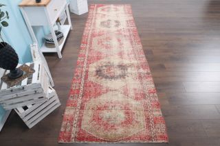 Vintage Red Runner Rug - Thumbnail