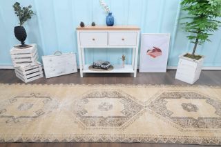 Oushak Vintage Runner Rug - Thumbnail