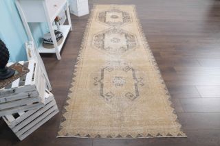 Oushak Vintage Runner Rug - Thumbnail