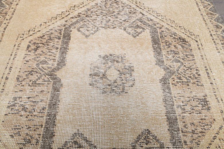 Oushak Vintage Runner Rug