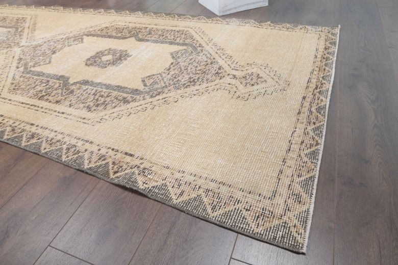 Oushak Vintage Runner Rug