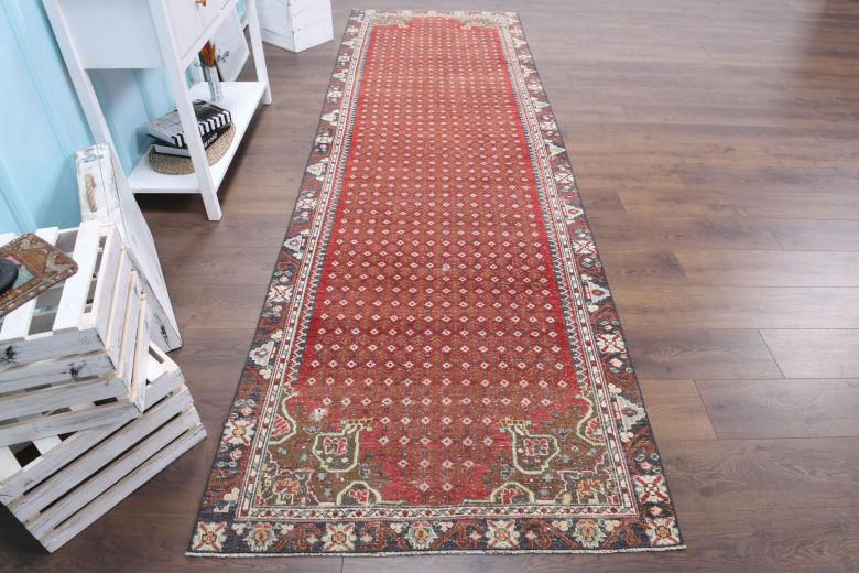 Vintage Red Runner Rug