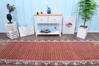 Vintage Red Runner Rug - Thumbnail