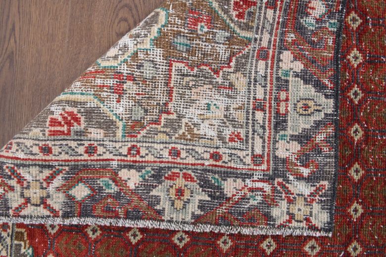 Vintage Red Runner Rug