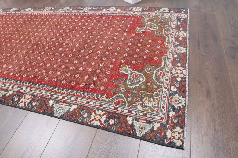 Vintage Red Runner Rug