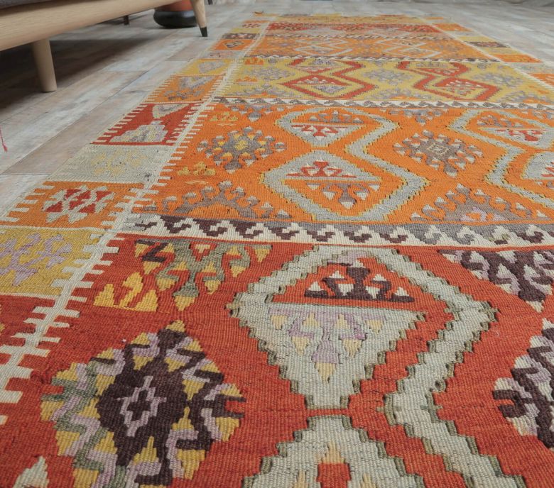 4x12 Vintage Handwoven Rug Runner