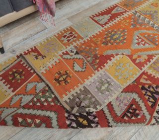 4x12 Vintage Handwoven Rug Runner - Thumbnail