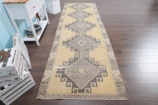 Oushak Vintage Runner Rug - Thumbnail