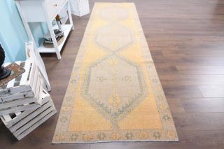 Turkish Vintage Runner Rug - Thumbnail