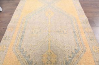 Turkish Vintage Runner Rug - Thumbnail