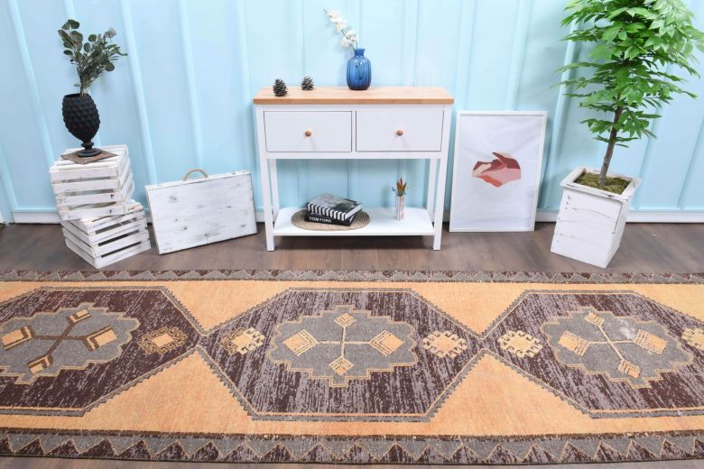 Geometric Vintage Runner Rug